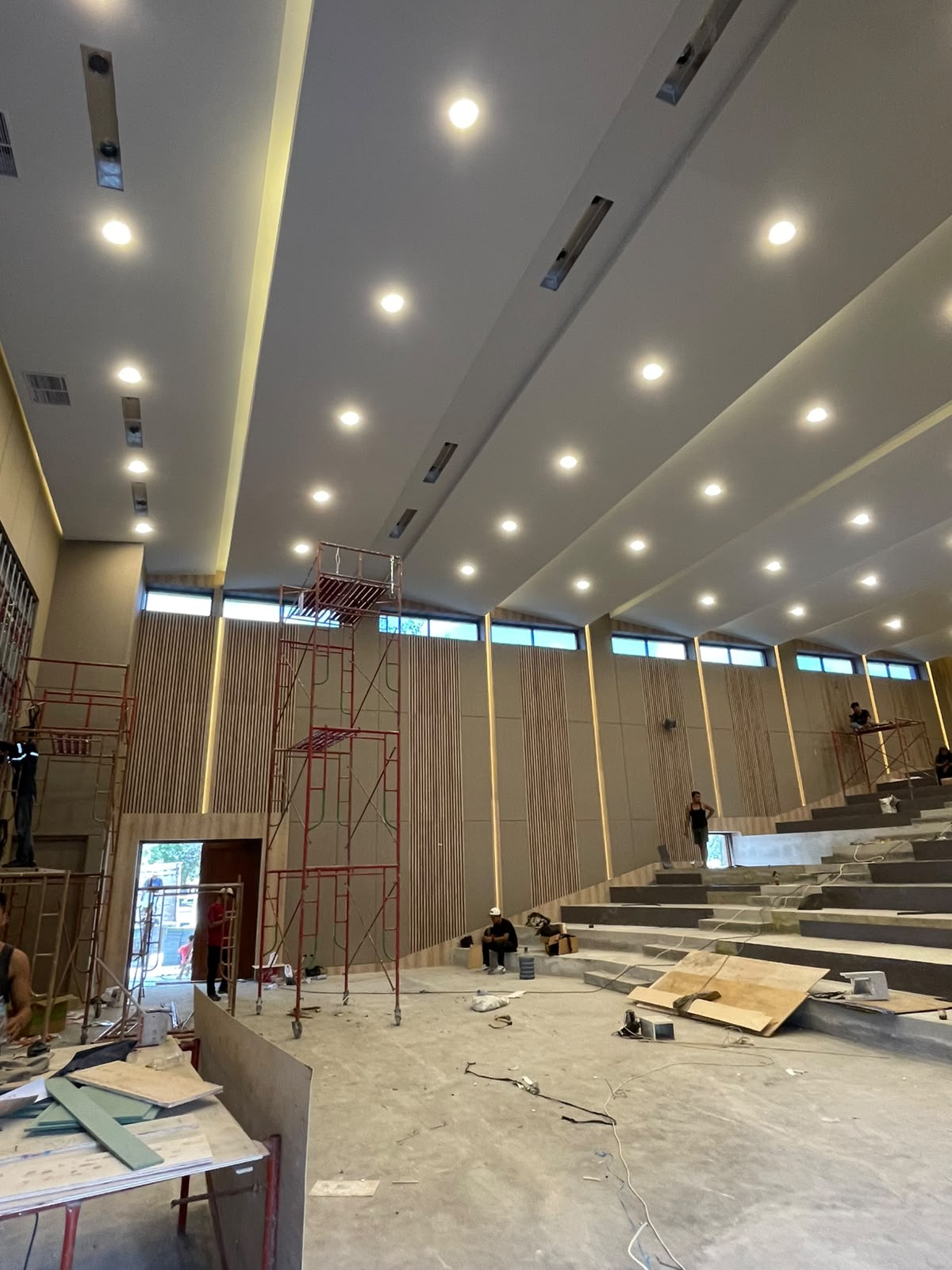 Padded Wall Panel Auditorium AAU Lanud Adi Sucipto Yogyakarta