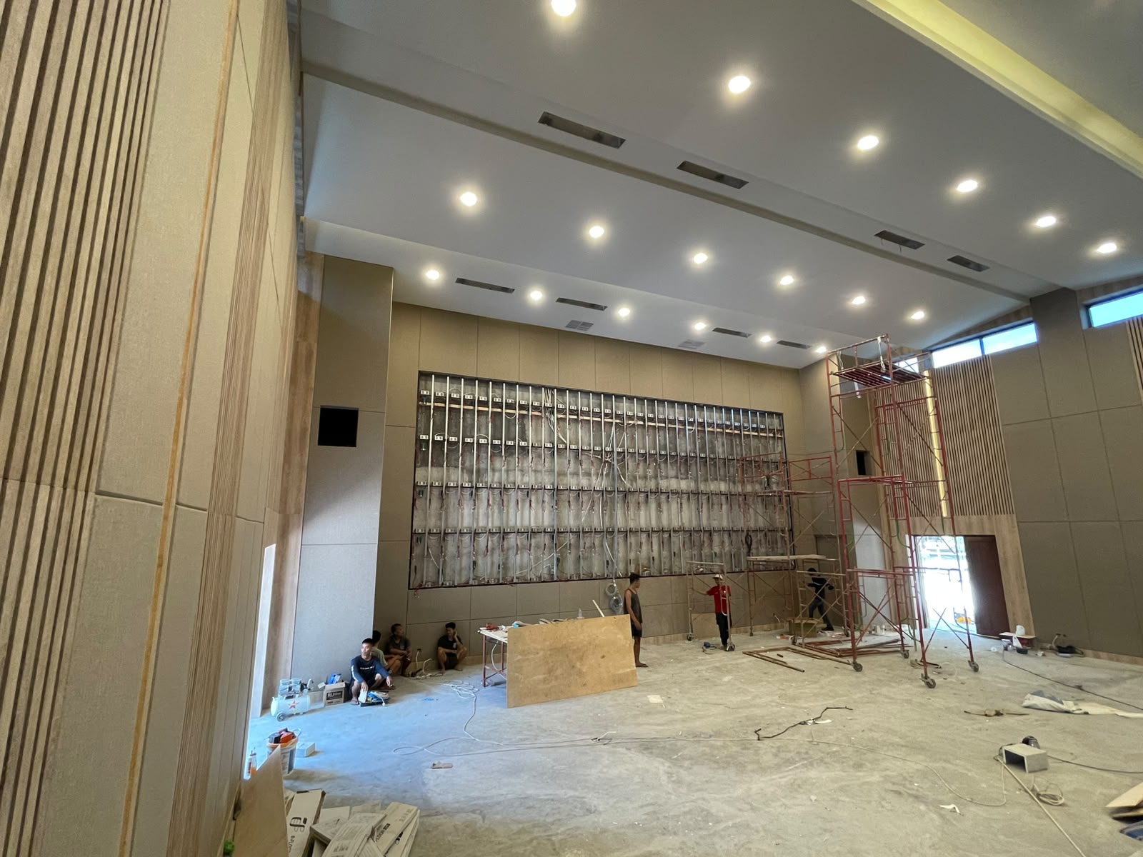 Padded Wall Panel Auditorium AAU Lanud Adi Sucipto Yogyakarta