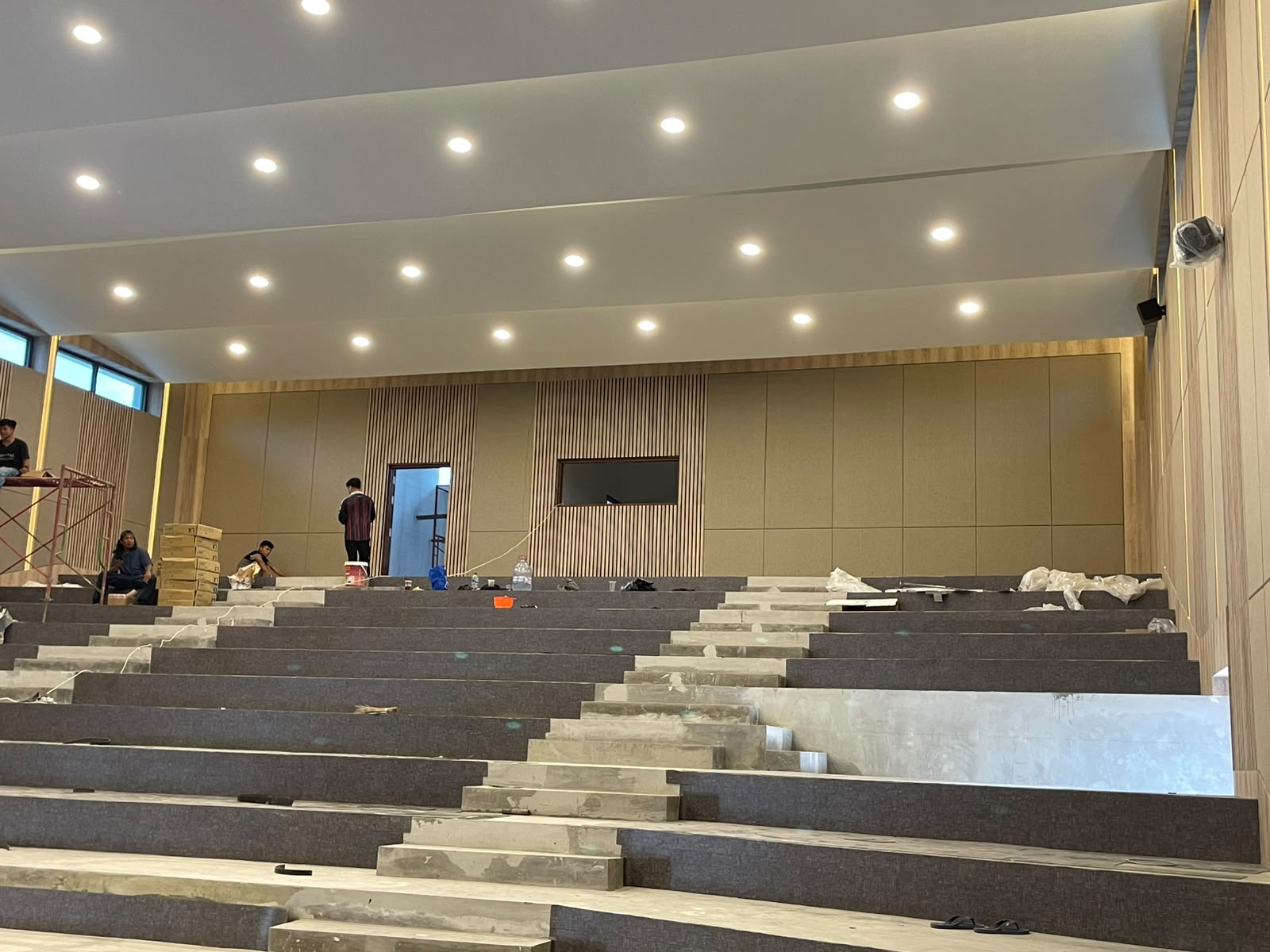 Padded Wall Panel Auditorium AAU Lanud Adi Sucipto Yogyakarta