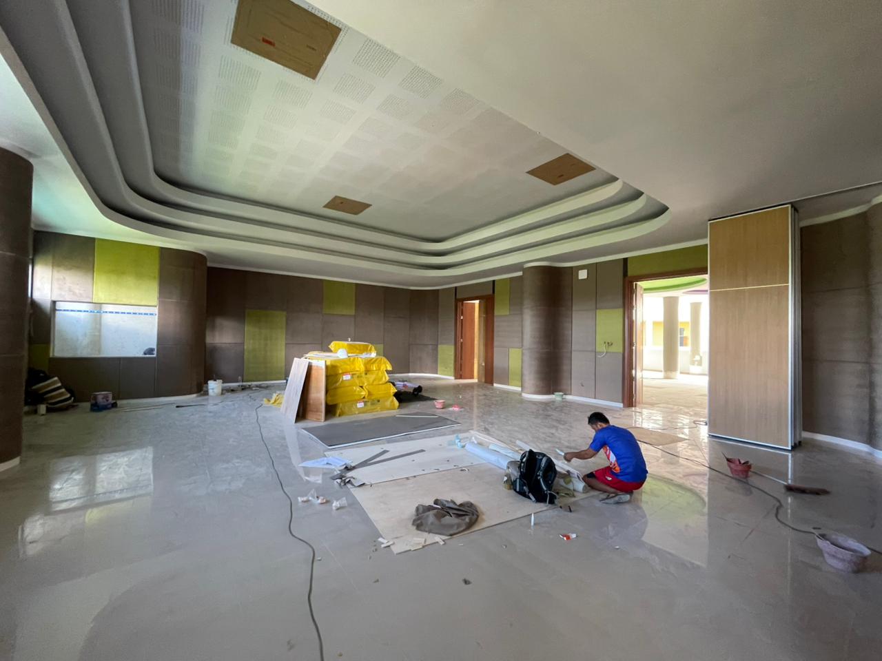 Padded Wall Panel Aula / Auditorium TK ABA Semesta