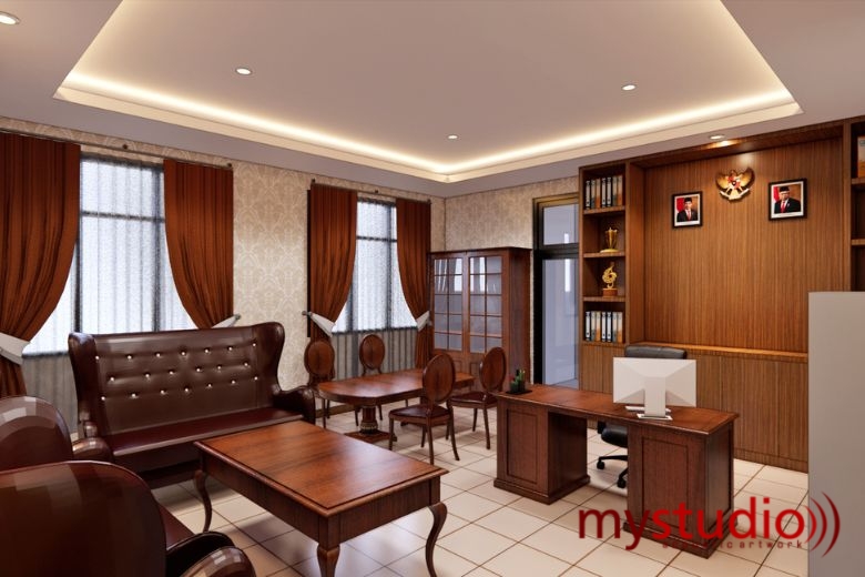 Desain Interior Ruang Kerja LPMP