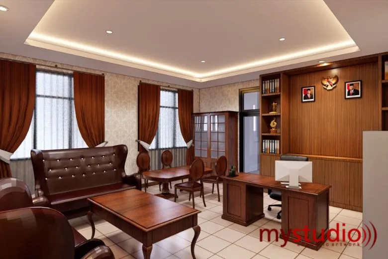 Desain Interior Ruang Kerja LPMP