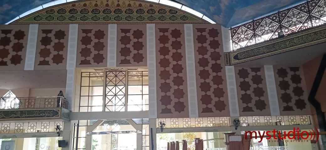Interior Akustik Masjid Agung Solok Sumbar