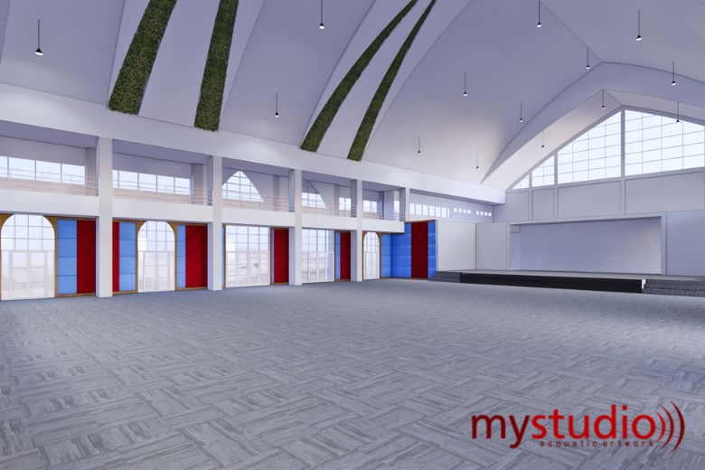 Pembuatan Interior Akustik Aula Teratai Purwokerto | Jasa Pembuatan Interior Akustik Aula