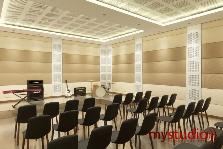Pembuatan Interior Akustik Gereja Tegal | Interior Akustik Peredam