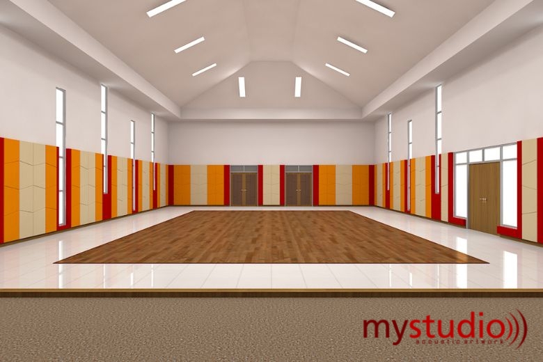 Ruang Aula BPKP Yogyakarta | Interior Akustik Ruang Aula