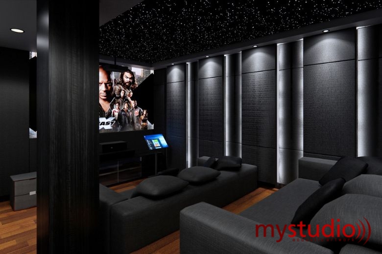 Ruang Hometheater Ibu Vivi Bali