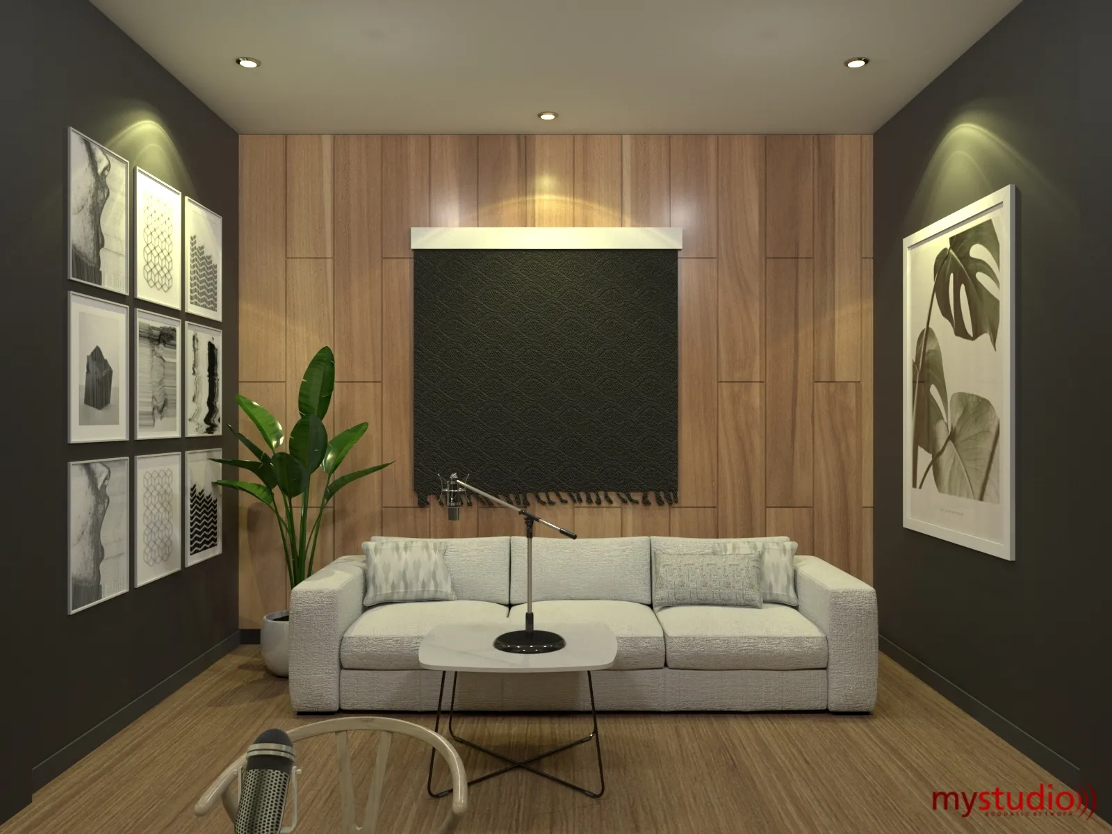 Studio Podcast di Sekolah Pascasarjana UGM